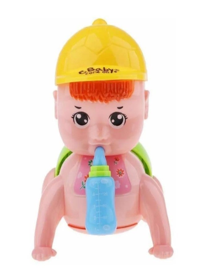 Manos Crawling Baby Feeding Toy | Musical Crawling Baby | Crawling Toys | Musical Toy for Kid | Sound Toys | Kids Play Items | Baby Activity Toy for Kids - Image 1